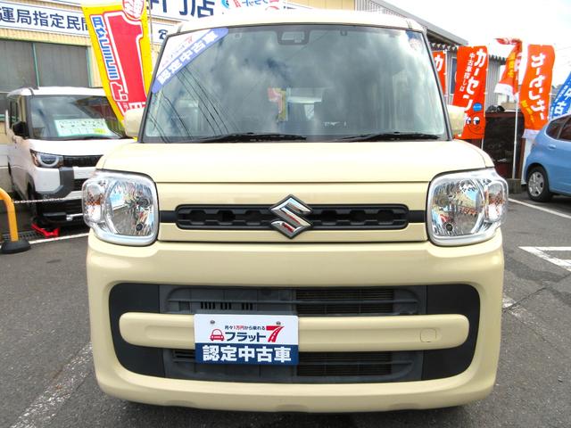 スペーシア ハイブリッドＧ　フラット７認定中古車　衝突軽減ブレーキ　ワンオーナ　禁煙車　ワンセグナビ　ＥＴＣ　ドライブレコーダー前後　ＧＰＳレーダー　レーンキープアシスト　アクセル踏み間違い防止装置　横滑り防止装置　障害物センサ（9枚目）