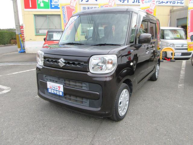 スペーシア ハイブリッドG フラット7認定中古車 衝突軽減ブレーキ ワンオーナ 禁煙車 フルセグナビ 横滑り防止装置 障害物センサー 盗難防止装置(7枚目)