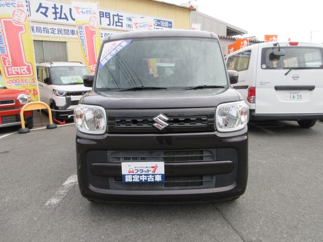 スペーシア ハイブリッドG フラット7認定中古車 衝突軽減ブレーキ ワンオーナ 禁煙車 フルセグナビ 横滑り防止装置 障害物センサー 盗難防止装置(8枚目)