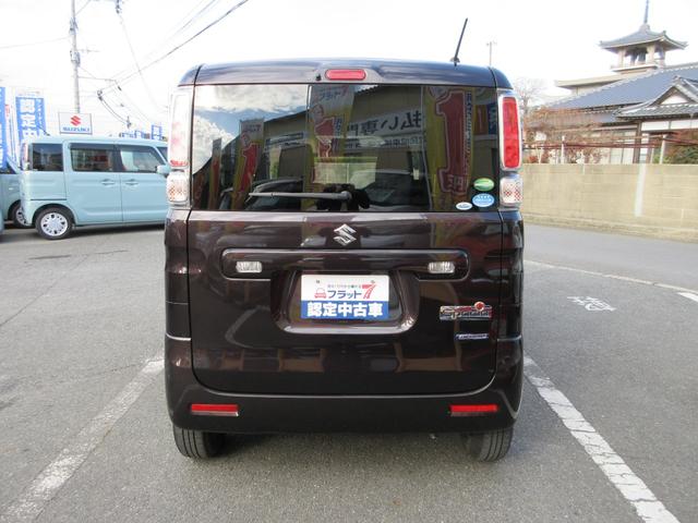 スペーシア ハイブリッドG フラット7認定中古車 衝突軽減ブレーキ ワンオーナ 禁煙車 フルセグナビ 横滑り防止装置 障害物センサー 盗難防止装置(12枚目)