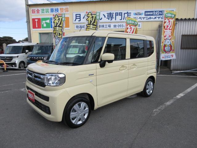 スペーシア ハイブリッドＧ　フラット７認定中古車　衝突軽減ブレーキ　展示車　カーテンエアバック　左右スライドドア　レーンキープアシスト　アクセル踏み間違い防止装置　横滑り防止装置　障害物センサー　盗難防止装置（6枚目）