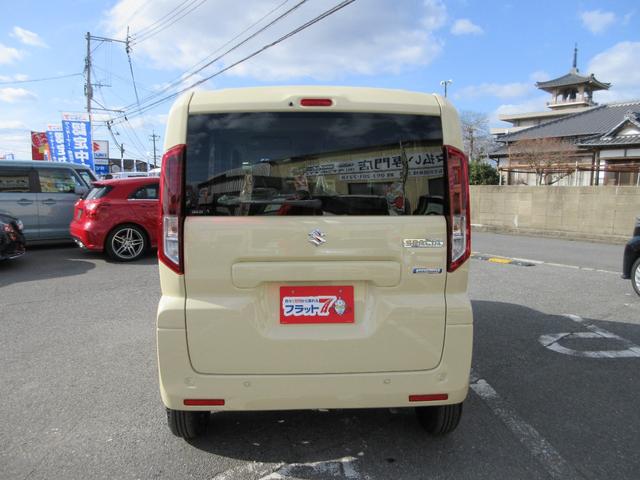 スペーシア ハイブリッドＧ　フラット７認定中古車　衝突軽減ブレーキ　展示車　カーテンエアバック　左右スライドドア　レーンキープアシスト　アクセル踏み間違い防止装置　横滑り防止装置　障害物センサー　盗難防止装置（13枚目）