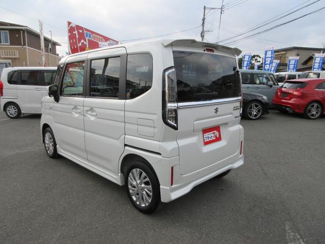 スペーシアカスタム ハイブリッドGS フラット7認定中古車 衝突軽減ブレーキ 展示車 シートヒーター カーテンエアバック 左側電動スライドドア レーンキープアシスト アクセル踏み間違い防止装置 横滑り防止装置 障害物センサー 盗難防止装置(9枚目)