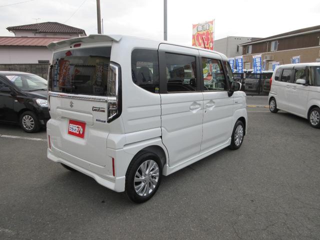 スペーシアカスタム ハイブリッドGS フラット7認定中古車 衝突軽減ブレーキ 展示車 シートヒーター カーテンエアバック 左側電動スライドドア レーンキープアシスト アクセル踏み間違い防止装置 横滑り防止装置 障害物センサー 盗難防止装置(11枚目)