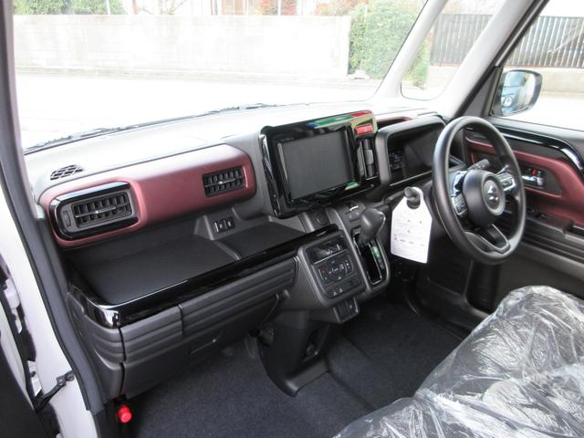 スペーシアカスタム ハイブリッドGS フラット7認定中古車 衝突軽減ブレーキ 展示車 シートヒーター カーテンエアバック 左側電動スライドドア レーンキープアシスト アクセル踏み間違い防止装置 横滑り防止装置 障害物センサー 盗難防止装置(23枚目)