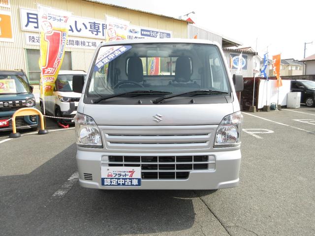 キャリイトラック ＫＣエアコン・パワステ　フラット７認定中古車　ワンオーナ　禁煙車　ワンセグナビ　ドライブレコーダー　５速マニュアルミッション　ＡＢＳ（7枚目）