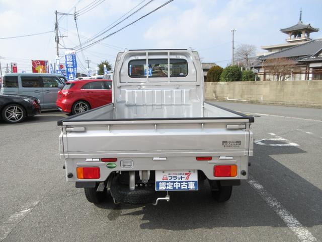 キャリイトラック ＫＣエアコン・パワステ　フラット７認定中古車　ワンオーナ　禁煙車　ワンセグナビ　ドライブレコーダー　５速マニュアルミッション　ＡＢＳ（12枚目）