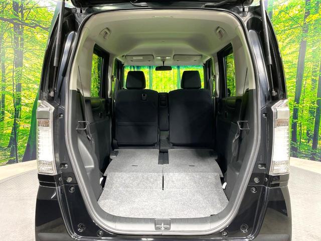 N-BOXカスタム G・Lパッケージ 禁煙車 純正ナビ バックカメラ フルセグTV ETC 電動スライドドア HIDヘッドライト オートライト オートエアコン 純正14インチAW フロントフォグランプ 電動格納ミラー スマートキー(10枚目)