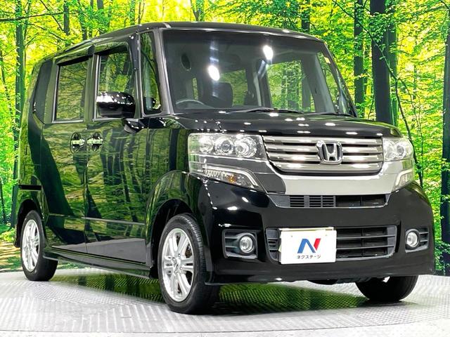 N-BOXカスタム G・Lパッケージ 禁煙車 純正ナビ バックカメラ フルセグTV ETC 電動スライドドア HIDヘッドライト オートライト オートエアコン 純正14インチAW フロントフォグランプ 電動格納ミラー スマートキー(16枚目)