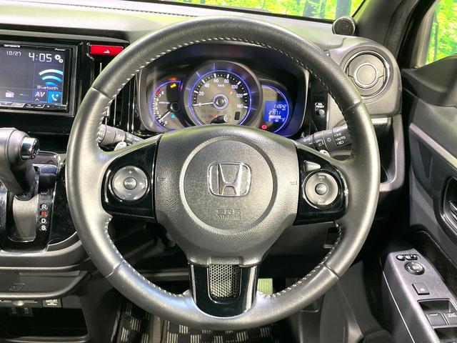 N-WGNカスタム G・ターボパッケージ ディスプレイ付きオーディオ バックカメラ HIDヘッドライト LEDフロントフォグ ETC ハーフレザーシート クルーズコントロール アイドリングストップ オートエアコン スマートキー(11枚目)