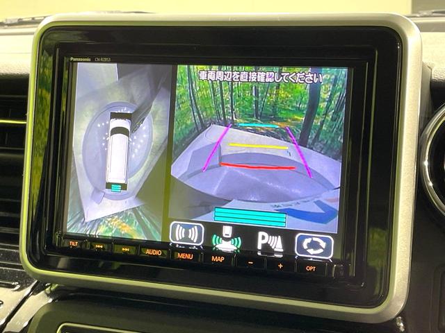 スペーシアカスタム ハイブリッドXS 禁煙車 両側電動スライドドア デュアルカメラブレーキサポート 純正8型ナビ 全周囲カメラ アダプティブクルーズ ETC Bluetooth接続 フルセグ ドラレコ スマートキー シートヒーター(4枚目)