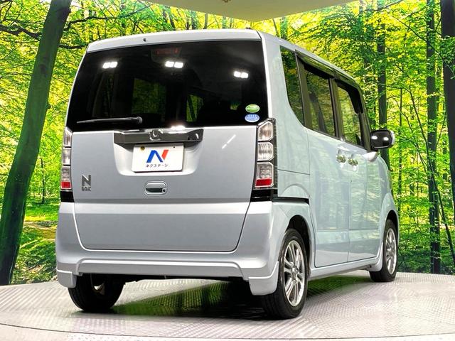 N-BOX G SSパッケージ 禁煙車 パイオニアナビ 両側電動スライド シティブレーキアクティブシステム 純正14インチアルミホイール オートエアコン スマートキー CD再生 電動格納ミラー アイドリングストップ 盗難防止システム(17枚目)