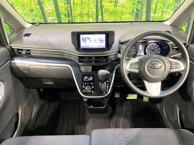 ムーヴ カスタム X ハイパーSA 禁煙車 2トーンスタイル スマートアシスト KENWOODナビ ETC LEDヘッドライト LEDフロントフォグ オートエアコン ハーフレザーシート スマートキー プッシュスタート(2枚目)