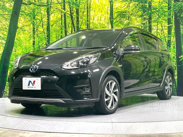 アクア クロスオーバー　純正ナビ　バックカメラ　禁煙車　衝突軽減装置　車線逸脱警報　オートマチックハイビーム　合皮シート　シートヒーター　ドラレコ　フルセグ　Ｂｌｕｅｔｏｏｔｈ再生　ＥＴＣ　オートエアコン／ライト（42枚目）