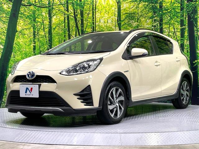 アクア クロスオーバー　純正ナビ　バックカメラ　禁煙車　セーフティセンス　車線逸脱警報　オートマチックハイビーム　クルーズコントロール　ハーフレザー　ドラレコ　フルセグ　Ｂｌｕｅｔｏｏｔｈ再生　ＥＴＣ　純正１６インチアルミ（42枚目）