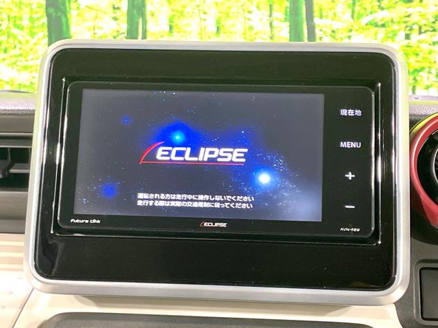スペーシア ハイブリッドＸ　禁煙車　セーフティサポート　ＥＣＬＩＰＳＥナビ　両側電動スライドドア　フルセグＴＶ　バックカメラ　ＥＴＣ　ＬＥＤヘッドライト　ハイビームアシスト　オートエアコン　スマートキー　スリ（5枚目）
