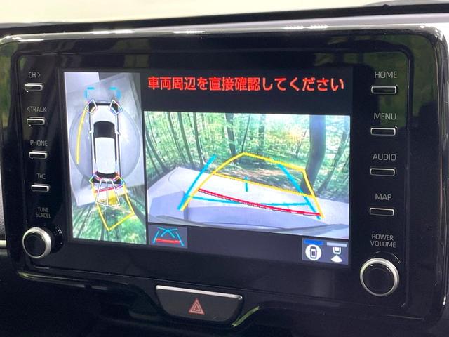 ヤリスクロス ハイブリッドＺ　禁煙車　純正８型ナビ付ディスプレイオーディオ　全周囲カメラ　セーフティセンス　レーダークルーズ　パワーリアゲート　シートヒーター　パワーシート　ハーフレザーシート　ＬＥＤヘッド　ステアリングヒーター（5枚目）
