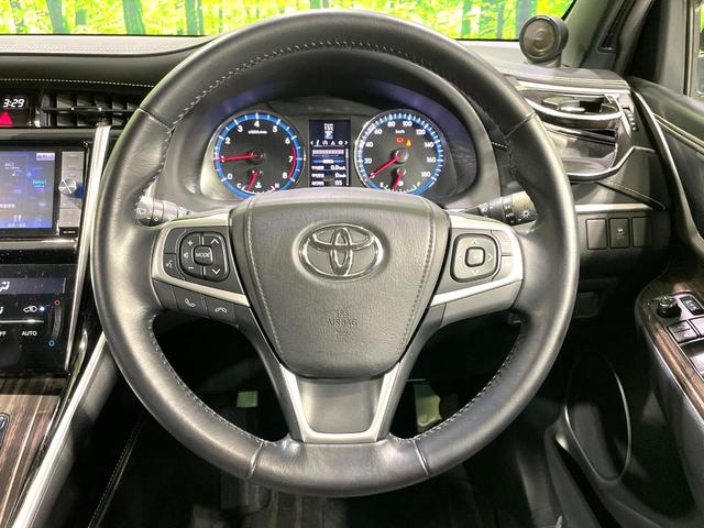 ハリアー エレガンス 禁煙車 SDナビ バックカメラ ハーフレザーシート パワーシート LEDヘッド/フォグ ETC フルセグ 純正17インチアAW デュアルエアコン スマートキー Bluetooth接続 CD/DVD再生(11枚目)