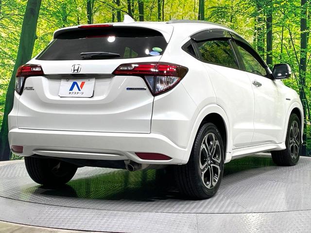 ヴェゼル ハイブリッドZ 純正ナビ バックカメラ 禁煙車 衝突軽減装置 クルーズコントロール LEDヘッド シートヒーター ハーフレザー ルーフレール Bluetooth再生 ETC スマートキー オートライト/エアコン(50枚目)