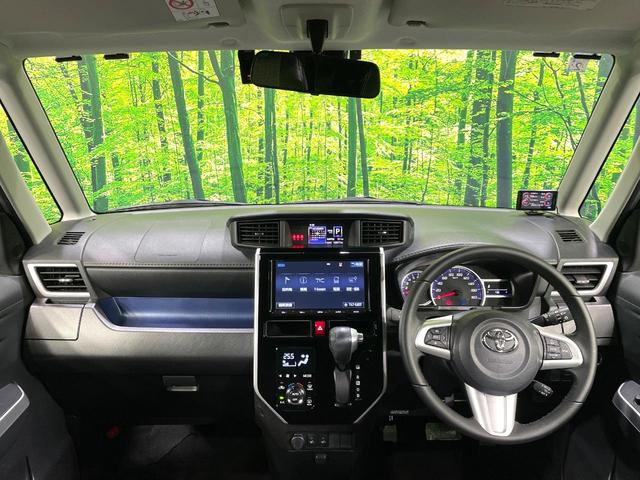 ルーミー カスタムG-T モデリスタエアロ 純正9型ナビ 後席モニター 両側電動ドア 禁煙車 スマートアシスト LEDヘッド/フォグ シートヒーター ターボ ドラレコ フルセグ Bluetooth再生 ETC スマートキー(2枚目)