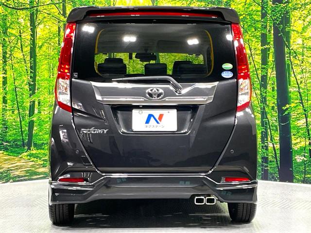 ルーミー カスタムG-T モデリスタエアロ 純正9型ナビ 後席モニター 両側電動ドア 禁煙車 スマートアシスト LEDヘッド/フォグ シートヒーター ターボ ドラレコ フルセグ Bluetooth再生 ETC スマートキー(17枚目)