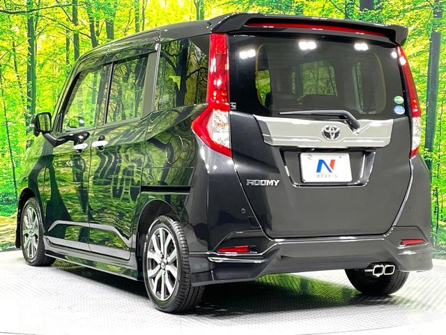 ルーミー カスタムG-T モデリスタエアロ 純正9型ナビ 後席モニター 両側電動ドア 禁煙車 スマートアシスト LEDヘッド/フォグ シートヒーター ターボ ドラレコ フルセグ Bluetooth再生 ETC スマートキー(27枚目)