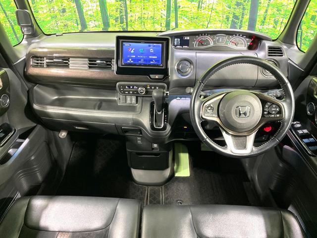 N-BOXカスタム G・Lターボホンダセンシング 両側電動ドア SDナビ バックカメラ 禁煙 ターボ ホンダセンシング アダプティブクルーズ LEDヘッド/フォグ フルセグ Bluetooth ETC 踏み間違い防止装置 車線逸脱警報 スマートキー(2枚目)