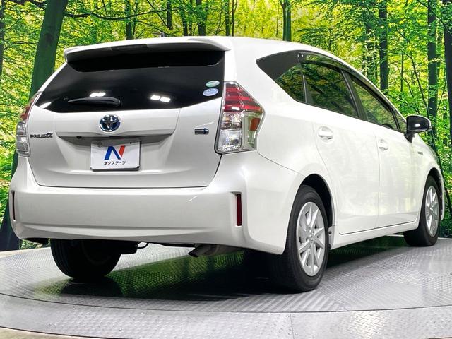 プリウスアルファ Ｓ　純正８型ナビ　バックカメラ　禁煙車　ＬＥＤヘッド／フォグ　フルセグ　Ｂｌｕｅｔｏｏｔｈ再生　ＥＴＣ　スマートキー　純正１６インチＡＷ　オートライト／エアコン　電動格納ミラー　盗難防止システム（17枚目）