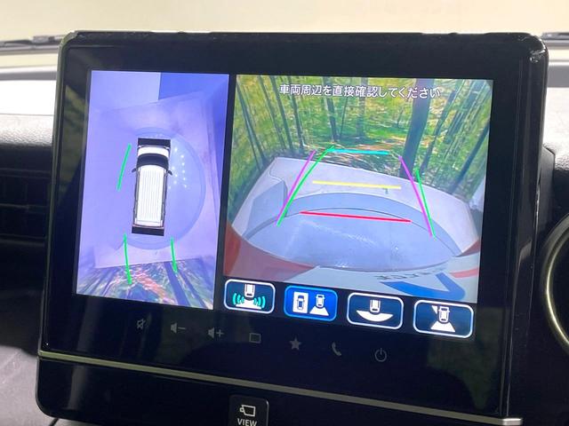 スペーシアギア ハイブリッドＸＺ　純正９型ナビ　全周囲カメラ　禁煙車　両側電動ドア　衝突軽減装置　アダプティブクルーズ　シートヒーター　コーナーセンサー　ＬＥＤヘッド／フォグ　ルーフレール　ドラレコ　フルセグ　Ｂｌｕｅｔｏｏｔｈ再生（4枚目）