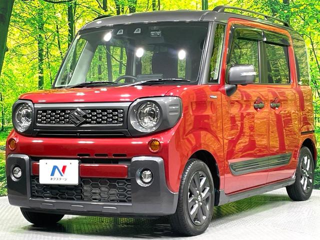 スペーシアギア ハイブリッドＸＺ　純正９型ナビ　全周囲カメラ　禁煙車　両側電動ドア　衝突軽減装置　アダプティブクルーズ　シートヒーター　コーナーセンサー　ＬＥＤヘッド／フォグ　ルーフレール　ドラレコ　フルセグ　Ｂｌｕｅｔｏｏｔｈ再生（24枚目）