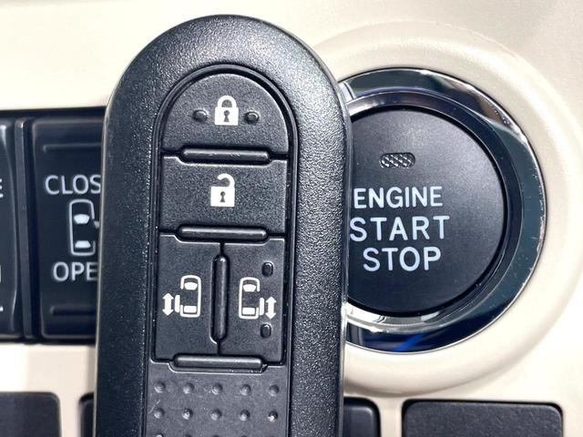 ムーヴキャンバス Ｇメイクアップリミテッド　ＳＡＩＩＩ　メモリナビ　全周囲カメラ　両側電動ドア　禁煙車　衝突軽減システム　スマートキー　ＬＥＤヘッド／フォグ　オートハイビーム　オートライト／エアコン　Ｂｌｕｅｔｏｏｔｈ再生　フルセグ　車線逸脱警報（7枚目）