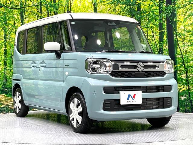 スペーシア ハイブリッドＸ　届出済未使用車　両側電動ドア　セーフティサポート　シートヒーター　踏み間違い防止装置　車線逸脱警報　ハイビームアシスト　ＬＥＤヘッド　オートライト／エアコン　スマートキー　アイドリングストップ（27枚目）