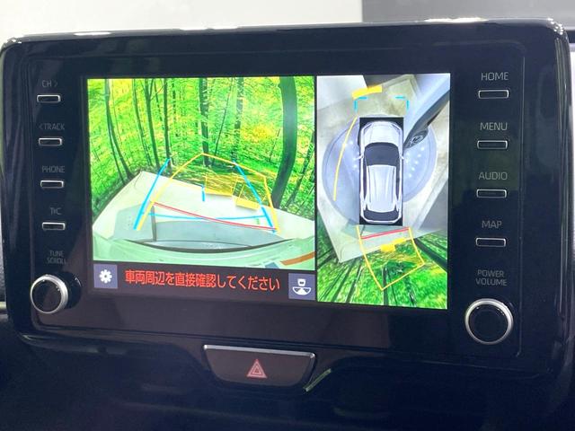 ヤリスクロス ハイブリッドＺ　アドベンチャー　純正８型ナビ　全周囲カメラ　禁煙車　セーフティセンス　レーダークルーズ　ブラインドスポットモニター　ハーフレザーシート　パワーシート　シート／ハンドルヒーター　ＬＥＤヘッド／フォグ　ドラレコ　ＥＴＣ（4枚目）