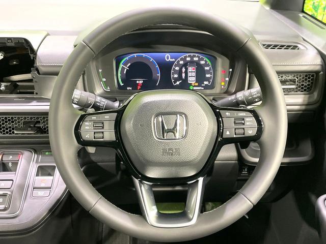 ステップワゴン ｅ：ＨＥＶスパーダ　登録済未使用車　両側電動ドア　ホンダセンシング　アダプティブクルーズ　ブラインドスポットモニター　シートヒーター　電動リアゲート　ＬＥＤヘッド／フォグ　ハーフレザー　クリアランスソナー　スマートキー（14枚目）