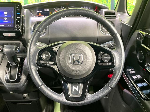 Ｎ－ＢＯＸカスタム Ｌターボ　禁煙車　純正８型ナビ　両側電動スライドドア　ホンダセンシング　アダプティブクルーズ　バックカメラ　ドラレコ　ＥＴＣ　ＬＥＤヘッドライト　シートヒーター　ハーフレザーシート　純正１５インチＡＷ（14枚目）