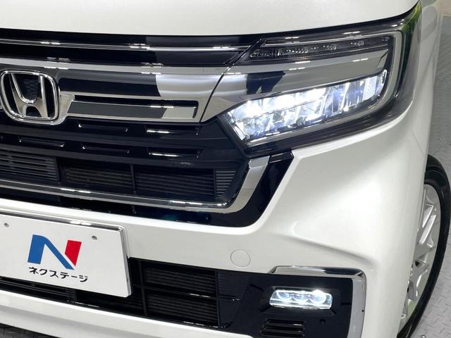 Ｎ－ＢＯＸカスタム Ｌターボ　禁煙車　純正８型ナビ　両側電動スライドドア　ホンダセンシング　アダプティブクルーズ　バックカメラ　ドラレコ　ＥＴＣ　ＬＥＤヘッドライト　シートヒーター　ハーフレザーシート　純正１５インチＡＷ（15枚目）