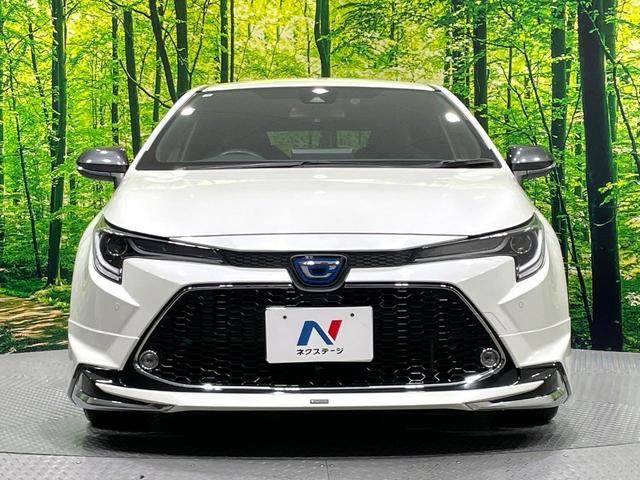 カローラツーリング ハイブリッド　ダブルバイビー　モデリスタエアロ　純正９型ディスプレイ　バックカメラ　禁煙車　セーフティセンス　レーダークルーズ　ＬＥＤヘッド／フォグ　ハーフレザー　ドラレコ　Ｂｌｕｅｔｏｏｔｈ再生　ＥＴＣ　スマートキー（16枚目）