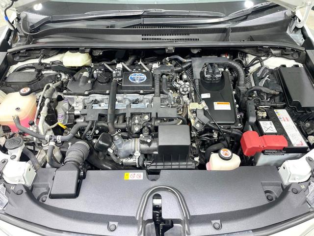 カローラツーリング ハイブリッド　ダブルバイビー　モデリスタエアロ　純正９型ディスプレイ　バックカメラ　禁煙車　セーフティセンス　レーダークルーズ　ＬＥＤヘッド／フォグ　ハーフレザー　ドラレコ　Ｂｌｕｅｔｏｏｔｈ再生　ＥＴＣ　スマートキー（18枚目）