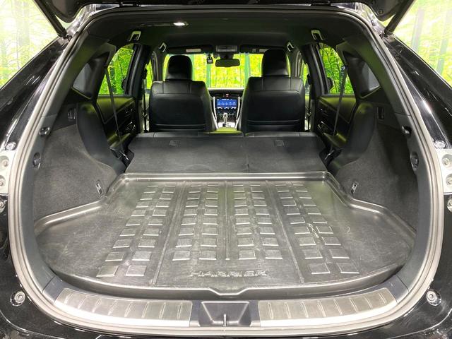 ハリアー プレミアム　メタル　アンド　レザーパッケージ　純正エアロ　純正９型ナビ　禁煙車　衝突軽減装置　電動リアゲート　レーダークルーズ　バックカメラ　ドラレコ　ＥＴＣ　ＬＥＤヘッドライト　黒革シート　シートベンチレーション　パワーシート　フルセグＴＶ（13枚目）