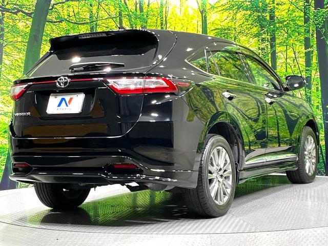 ハリアー プレミアム　メタル　アンド　レザーパッケージ　純正エアロ　純正９型ナビ　禁煙車　衝突軽減装置　電動リアゲート　レーダークルーズ　バックカメラ　ドラレコ　ＥＴＣ　ＬＥＤヘッドライト　黒革シート　シートベンチレーション　パワーシート　フルセグＴＶ（35枚目）