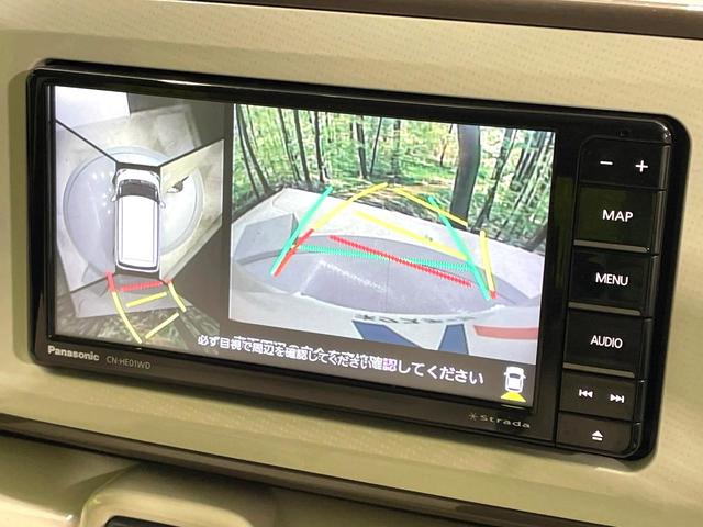ムーヴキャンバス ＧメイクアップＶＳ　ＳＡＩＩＩ　ＳＤナビ　全周囲カメラ　禁煙車　両側電動ドア　スマートアシスト　踏み間違い防止装置　シートヒーター　ＬＥＤヘッド／フォグ　ドラレコ　フルセグ　Ｂｌｕｅｔｏｏｔｈ再生　ＥＴＣ　スマートキー（4枚目）