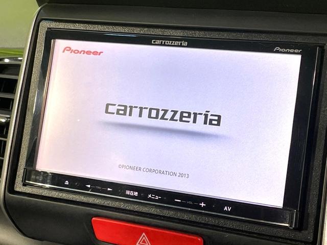 Ｎ－ＢＯＸカスタム Ｇ・Ｌパッケージ　禁煙車　ＳＤナビ　パワースライドドア　ＨＩＤヘッド　オートライト／エアコン　スマートキー　アイドリングストップ　純正１４インチアルミ　電動格納ミラー　横滑り防止装置　盗難防止システム（3枚目）