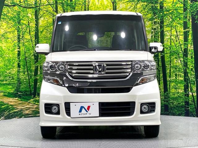 Ｎ－ＢＯＸカスタム Ｇ・Ｌパッケージ　禁煙車　ＳＤナビ　パワースライドドア　ＨＩＤヘッド　オートライト／エアコン　スマートキー　アイドリングストップ　純正１４インチアルミ　電動格納ミラー　横滑り防止装置　盗難防止システム（15枚目）