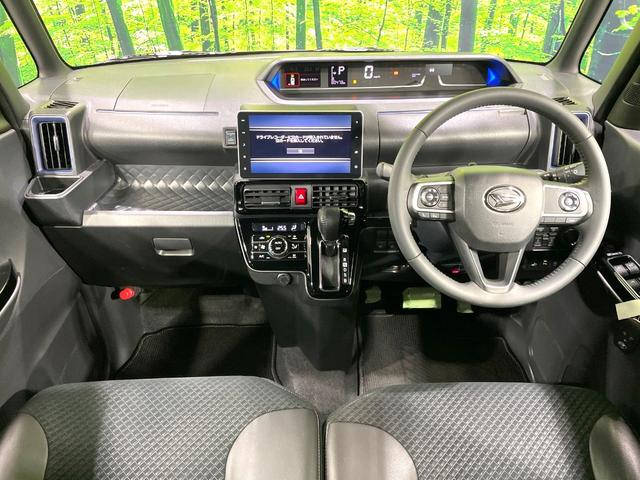 タント カスタムＲＳスタイルセレクション　純正９型ナビ　バックカメラ　禁煙車　両側電動ドア　スマートアシスト　アダプティブクルーズ　踏み間違い防止装置　ハーフレザー　シートヒーター　ＬＥＤヘッド／フォグ　ドラレコ　フルセグ　ＥＴＣ（2枚目）