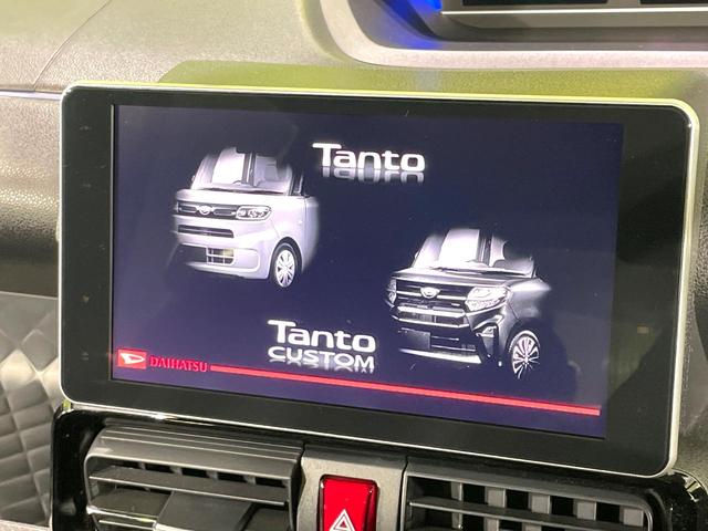 タント カスタムＲＳスタイルセレクション　純正９型ナビ　バックカメラ　禁煙車　両側電動ドア　スマートアシスト　アダプティブクルーズ　踏み間違い防止装置　ハーフレザー　シートヒーター　ＬＥＤヘッド／フォグ　ドラレコ　フルセグ　ＥＴＣ（3枚目）