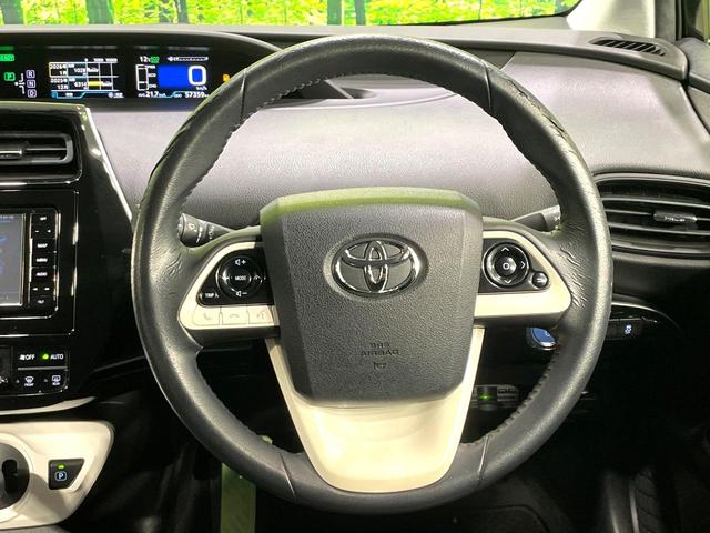 プリウス Ｓ　ＳＤナビ　バックカメラ　禁煙車　ＬＥＤヘッド　スマートキー　コーナーセンサー　フルセグ　Ｂｌｕｅｔｏｏｔｈ接続　ＥＴＣ　オートライト／エアコン　横滑り防止　電動格納ミラー　盗難防止装置（11枚目）