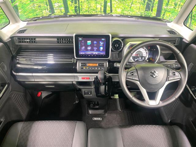 スペーシアカスタム ハイブリッドＸＳ　両側電動ドア　純正８型ナビ　衝突被害軽減システム　レーダークルーズ　禁煙車　シートヒーター　コーナーセンサー　スマートキー　ＬＥＤヘッド　ビルトインＥＴＣ　オートハイビーム　車線逸脱警報（2枚目）