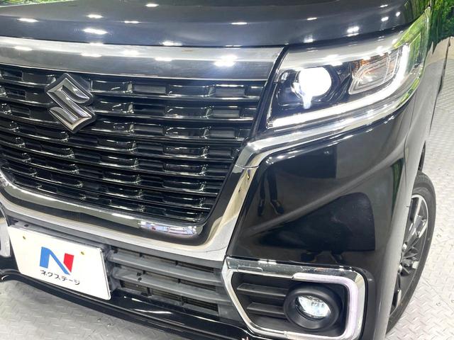 スペーシアカスタム ハイブリッドＸＳ　両側電動ドア　純正８型ナビ　衝突被害軽減システム　レーダークルーズ　禁煙車　シートヒーター　コーナーセンサー　スマートキー　ＬＥＤヘッド　ビルトインＥＴＣ　オートハイビーム　車線逸脱警報（14枚目）