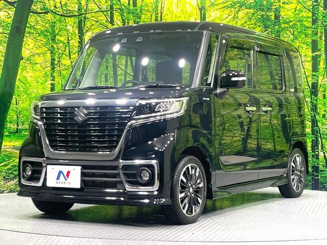 スペーシアカスタム ハイブリッドＸＳ　両側電動ドア　純正８型ナビ　衝突被害軽減システム　レーダークルーズ　禁煙車　シートヒーター　コーナーセンサー　スマートキー　ＬＥＤヘッド　ビルトインＥＴＣ　オートハイビーム　車線逸脱警報（42枚目）