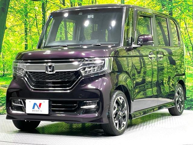 N-BOXカスタム G・Lターボホンダセンシング 禁煙車 両側電動スライド 衝突軽減 純正ナビ アダプティブクルーズ バックカメラ ETC ドラレコ フルセグ スマートキー シートヒーター ハーフレザーシート LEDヘッド/フォグ 革巻きステアリング(24枚目)